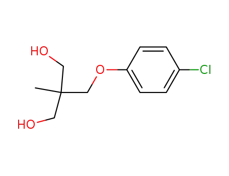 Molecular Structure of 3840-34-4 (2-[(p-Chlorophenoxy)methyl]-2-methyl-1,3-propanediol)