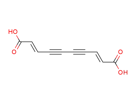 Molecular Structure of 38329-17-8 ((2E,8E)-2,8-Decadiene-4,6-diynedioic acid)