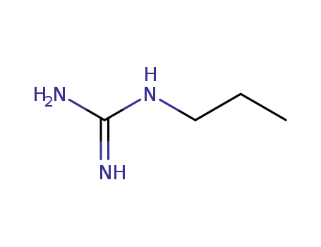 Molecular Structure of 462-25-9 (propylguanidine)