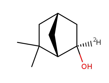 Molecular Structure of 130433-85-1 (<2-2H>-6,6-dimethyl-exo-2-norborneol)
