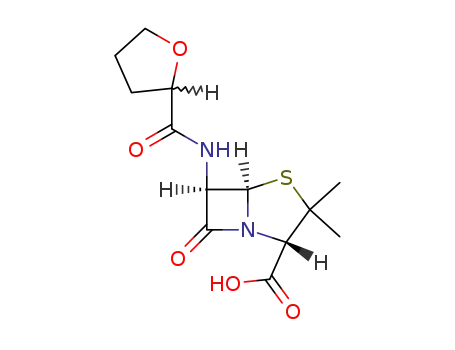 (2S,5R,6R)-3,3-dimethyl-7-oxo-6-[(tetrahydrofuran-2-ylcarbonyl)amino]-4-thia-1-azabicyclo[3.2.0]heptane-2-carboxylic acid
