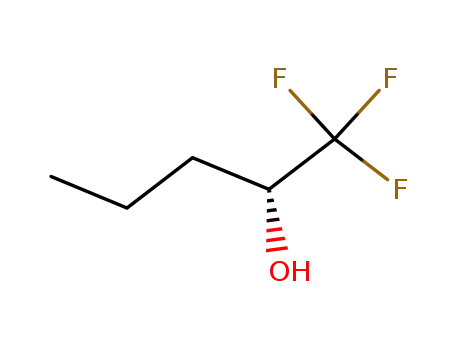 Molecular Structure of 183506-15-2 ((R)-1,1,1-Trifluoro-pentan-2-ol)