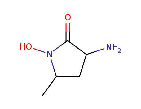 Molecular Structure of 4666-58-4 (2-Pyrrolidinone,3-amino-1-hydroxy-5-methyl-(7CI,8CI))