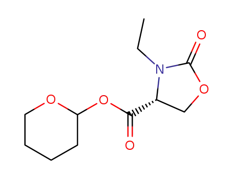 tetrahydropyran-2-yl (R)-3-ethyl-2-oxo-4-oxazolidinecarboxylate