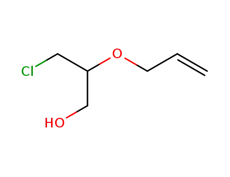 Molecular Structure of 10433-29-1 (3-chloro-2-allyloxy-1-propanol)