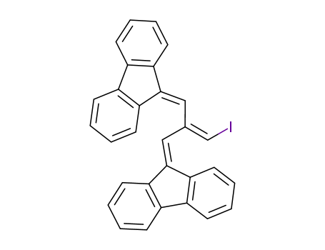 Propene,3-fluoren-9-ylidene-2-(fluoren-9-ylidenemethyl)-1-iodo- (7CI,8CI)