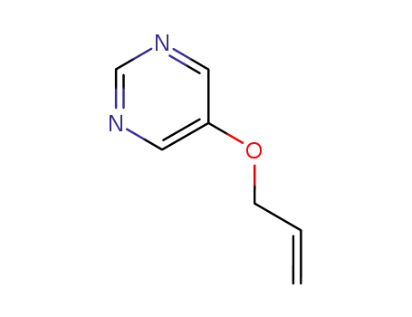 Molecular Structure of 383901-85-7 (Pyrimidine, 5-(2-propenyloxy)- (9CI))