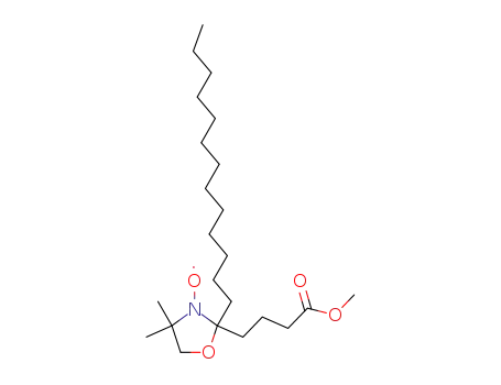 Molecular Structure of 38568-24-0 (METHYL 5-DOXYL-STEARATE)