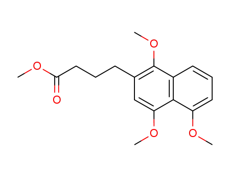 1,4,5-trimethoxy-2-(3'-methoxycarbonylpropyl)naphthalene