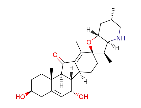 Molecular Structure of 1447249-72-0 (7α-hydroxyjervine)