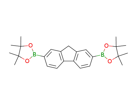 Molecular Structure of 467219-11-0 (2,2'-(9H-fluorene-2,6-diyl)bis(4,4,5,5-tetramethyl-1,3,2-dioxaborolane))