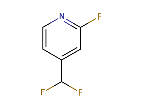 Pyridine, 4-(difluoromethyl)-2-fluoro- (9CI)