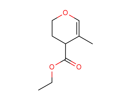 Molecular Structure of 38858-64-9 (3,4-Dihydro-5-methyl-2H-pyran-4-carboxylic acid ethyl ester)