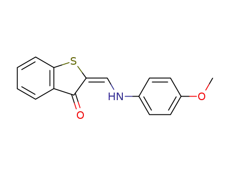2-[1-(4-Methoxy-phenylamino)-meth-(E)-ylidene]-benzo[b]thiophen-3-one