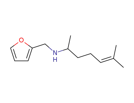 Molecular Structure of 4730-00-1 ((1,5-DIMETHYL-HEX-4-ENYL)-FURAN-2-YLMETHYL-AMINE)