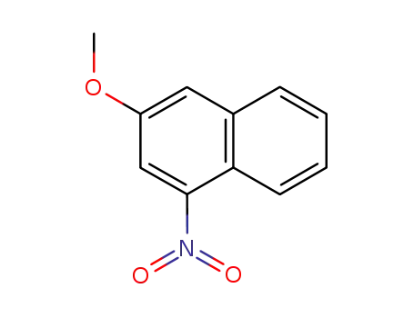 Molecular Structure of 38396-09-7 (3-Methoxy-1-nitronaphthalene)