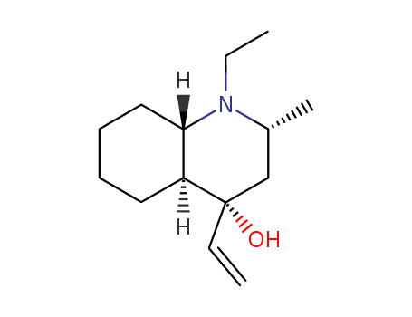 4-Quinolinol,4-ethenyl-1-ethyldecahydro-2-methyl-, (2a,4a,4ab,8aa)- (9CI)