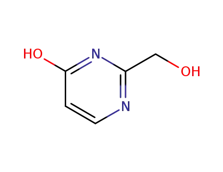 Molecular Structure of 3842-27-1 (4(1H)-Pyrimidinone, 2-(hydroxymethyl)- (9CI))