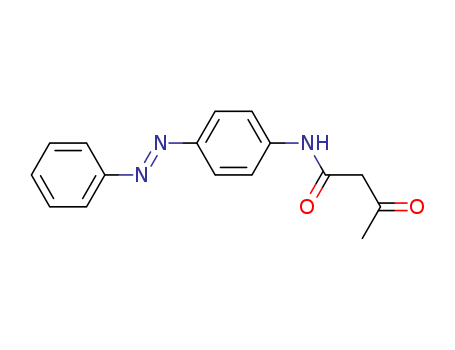 Butanamide,3-oxo-N-[4-(2-phenyldiazenyl)phenyl]- cas  38659-87-9