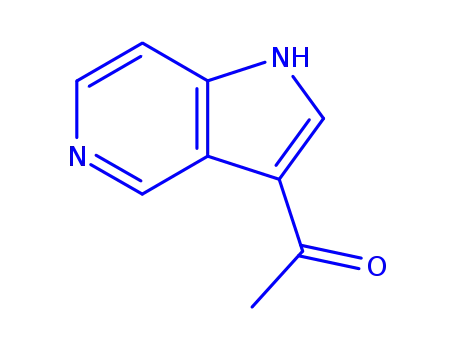 Molecular Structure of 460053-60-5 (Ethanone, 1-(1H-pyrrolo[3,2-c]pyridin-3-yl)- (9CI))