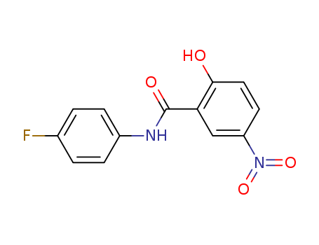 Benzamide,N-(4-fluorophenyl)-2-hydroxy-5-nitro- cas  3874-42-8