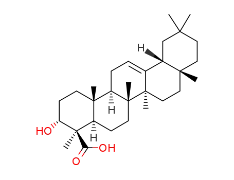 Molecular Structure of 471-66-9 (ALPHA-BOSWELLIC ACID)