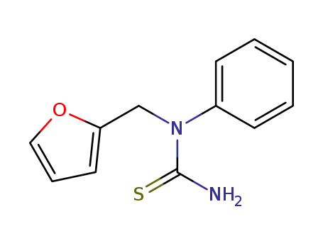 Molecular Structure of 4657-47-0 (Urea,  1-furfuryl-1-phenyl-2-thio-  (7CI,8CI))