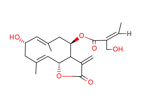 [(3aR,4R,6Z,8S,10Z,11aR)-8-hydroxy-6,10-dimethyl-3-methylidene-2-oxo-3a,4,5,8,9,11a-hexahydrocyclodeca[b]furan-4-yl] (E)-2-(hydroxymethyl)but-2-enoate