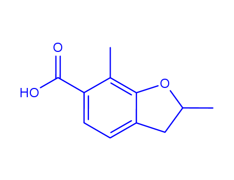 6-Benzofurancarboxylicacid, 2,3-dihydro-2,7-dimethyl-