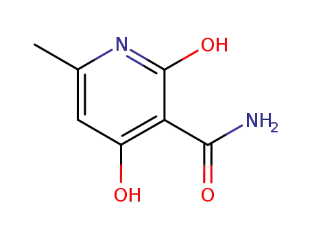 Molecular Structure of 68373-65-9 (2,4-dihydroxy-6-Methyl-nicotinic acid aMide)