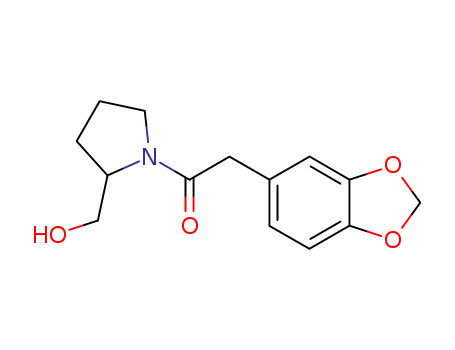 1-(1,3-BENZODIOXOL-5-YLACETYL)-2-PYRROLIDINYL]METHANOLCAS
