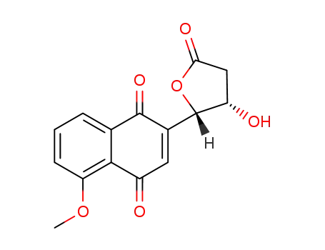 2-<(2'RS,3'RS)-3'-hydroxy-5'-oxotetrahydrofuran-2'-yl>-5-methoxy-1,4-naphthoquinone