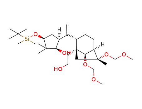 (1R,3S,5S)-3-(tert-Butyl-dimethyl-silanyloxy)-5-{1-[(1S,2S,5R,6R,8R)-1-(2-hydroxy-ethyl)-6,8-bis-methoxymethoxy-6-methyl-bicyclo[3.2.1]oct-2-yl]-vinyl}-2,2-dimethyl-cyclopentanol