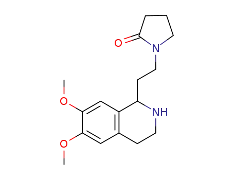 1-[2-(1,2,3,4-テトラヒドロ-6,7-ジメトキシイソキノリン-1-イル)エチル]ピロリジン-2-オン
