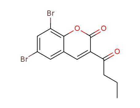 6,8-DIBROMO-3-BUTYRYL-2H-CHROMEN-2-ONE