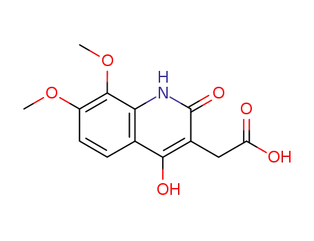 (4-Hydroxy-7,8-dimethoxy-2-oxo-1,2-dihydro-quinolin-3-yl)-acetic acid