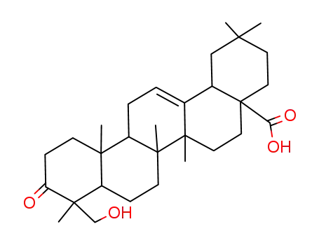 Molecular Structure of 466-01-3 (Hederagonic acid)