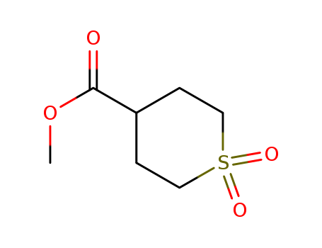 2H-Thiopyran-4-carboxylic acid, tetrahydro-, methyl ester, 1,1-dioxide