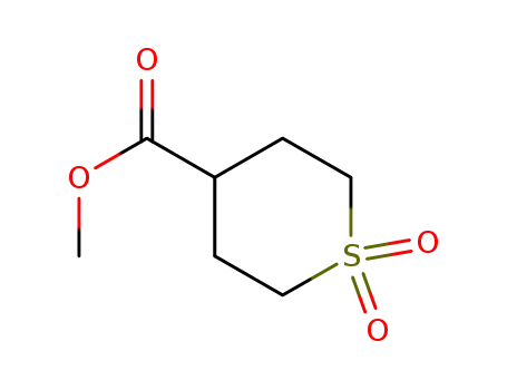 2H-Thiopyran-4-carboxylic acid, tetrahydro-, methyl ester, 1,1-dioxide