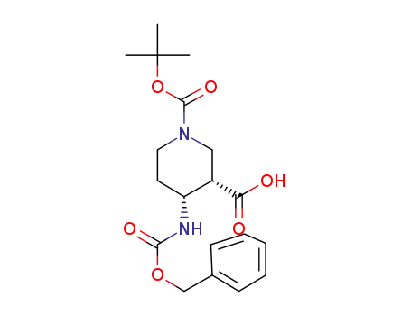 4-BENZYLOXYCARBONYLAMINO-PIPERIDINE-1,3-DICARBOXYLIC ACID 1-TERT-BUTYL ESTER