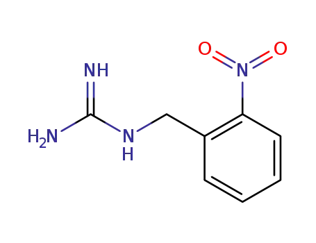 Molecular Structure of 46293-06-5 ((2-NITROBENZYL)GUANIDINE)