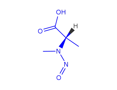 Molecular Structure of 38378-03-9 (2-[methyl(nitroso)amino]propanoic acid)