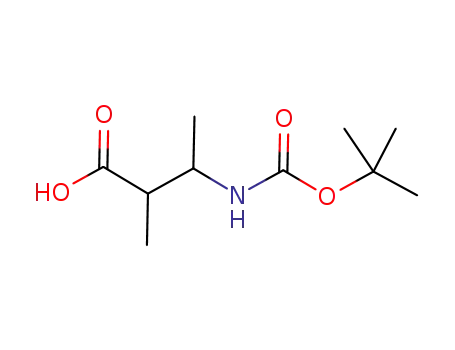 Molecular Structure of 388072-71-7 (Butanoic acid, 3-[[(1,1-dimethylethoxy)carbonyl]amino]-2-methyl- (9CI))