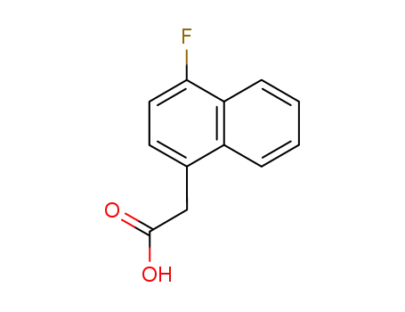 Molecular Structure of 3833-03-2 (2-(4-fluoronaphthalen-1-yl)acetic acid)