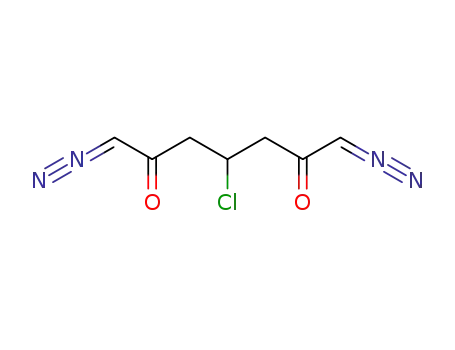 4-chloro-1,7-bis-diazo-heptane-2,6-dione