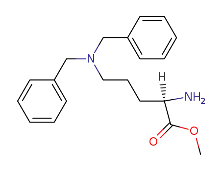 (R)-2-Amino-5-dibenzylamino-pentanoic acid methyl ester