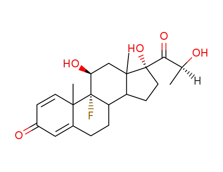 (8S,9R,10S,11S,13S,14S,17R)-9-fluoro-11,17-dihydroxy-17-(2-hydroxypropanoyl)-10,13-dimethyl-6,7,8,11,12,14,15,16-octahydrocyclopenta[a]phenanthren-3-one