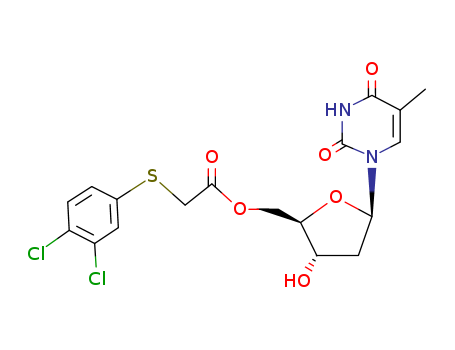 Thymidine,5'-[[(3,4-dichlorophenyl)thio]acetate] (9CI) cas  38559-71-6