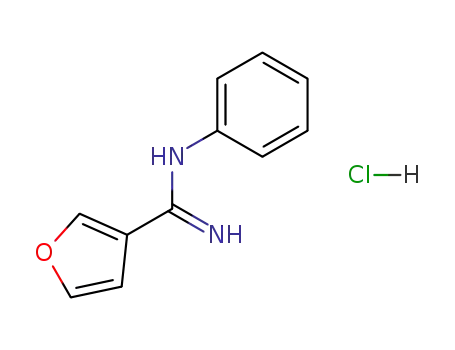 <i>N</i>-phenyl-furan-3-carboximidic acid amide; hydrochloride