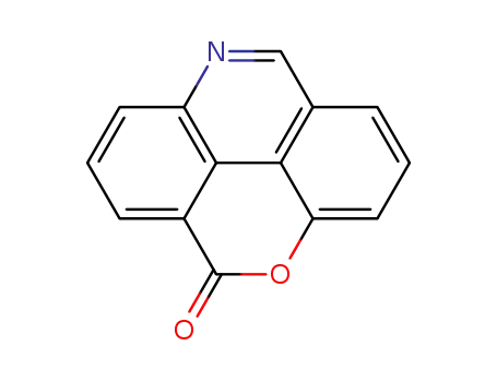 Molecular Structure of 4733-28-2 (5H-Pyrano[2,3,4,5-lmn]phenanthridin-5-one)